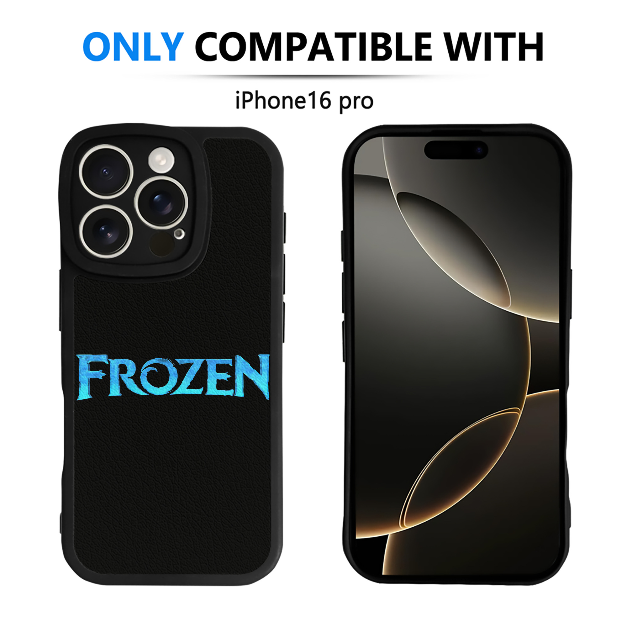 （画像用） アナと雪の女王 アンナ エルサ Frozen Anna Elsa 【iPhone 16シリーズ対応】シリコンスマホケース（レザー調） 材質：シリコン